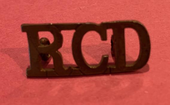 RCD Royal Canadian Dragoons Shoulder Title
