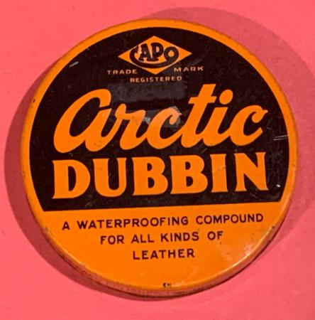 WW2 Canadian CAPO Brand Dubbin Tin