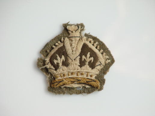 WW1 CEF Warrant Officer Crown  