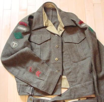 RCE Named Battledress Tunic - 1942 Dated