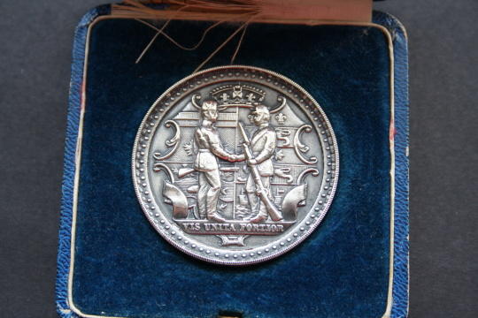 1868 Dominion of Canada Shooting Medal - Cased Birks Sterling