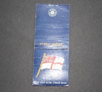 WW2 HMCS Ships Match Cover