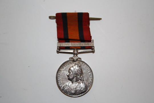Queen's South Africa Medal  - Pte. Blackhall - Gordon Highlanders