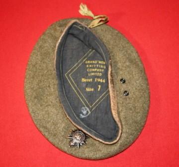 1944 Canadian Beret - Victoria Rifles of Canada