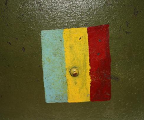 Mk III D Day Turtleshell helmet with painted RCEME insignia