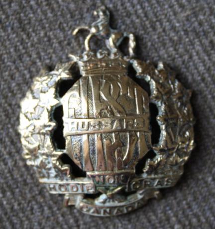 WW2 First Hussars Cap Badge