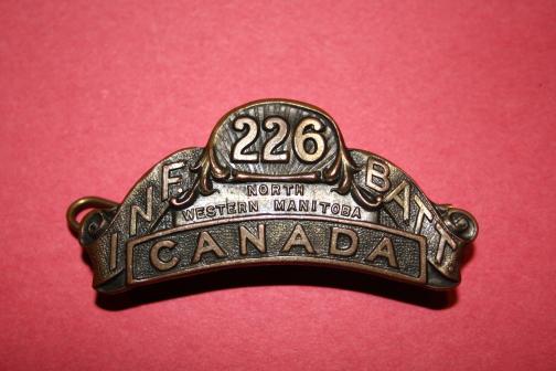 226 Bn (Northern Manitoba) Shoulder Title