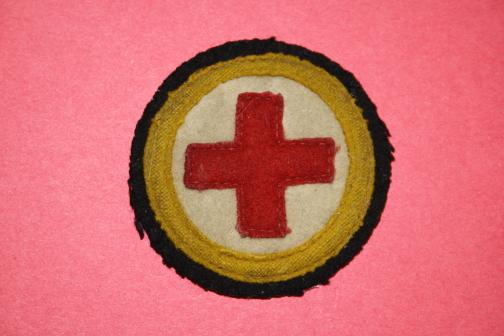 WW2 RCN Sick Berth Attendant Wool Badge