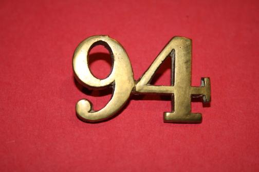 94 Victoria Regiment Argyle Highlanders Cap Numeral