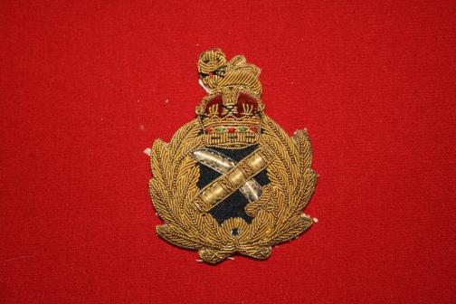 WW2 General Officer Bullion Embroidered Cap Badge