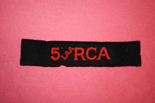 5 LAA RCA Shoulder Flash