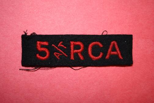5 A/T RCA Shoulder Flash 