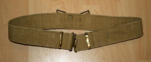 P37 Canadian Web Belt  ZL&T Ltd 1942 Size Large
