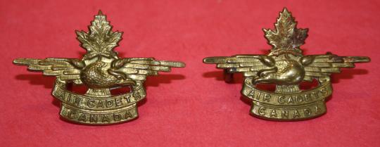 WW2 Air Cadets of Canada Collar Badges