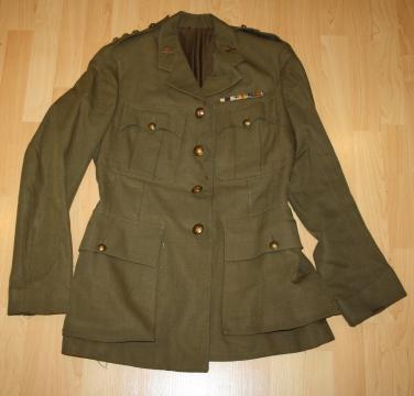 1941 Canadian Machine Gun Corps Officer Tunic - Named to an MC Winner