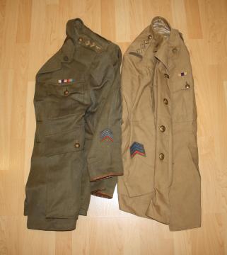 WW1 CASC Tunics Grouping - Capt Johnson, Military Cross 