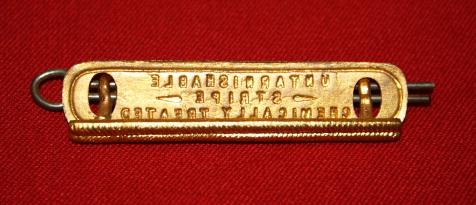 WW1 Canadian/ British wound stripe with backing plate