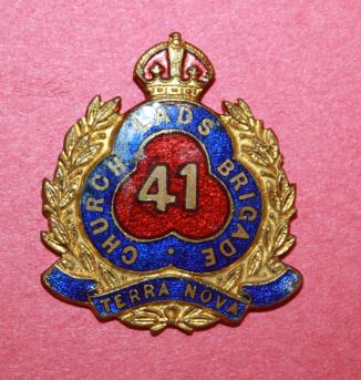 41st Church Lads Brigade Sweetheart Pin