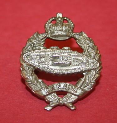 WW2 Canadian Armoured Corps Collar Badge