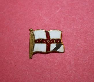 WW2 SOE Flag Lapel Pin - Sons of England