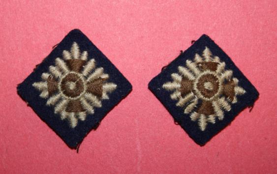 WW2 Engineer Cloth Pips - Pair
