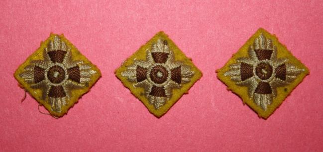 WW2 Armoured Corps Cloth Pips - Set of three