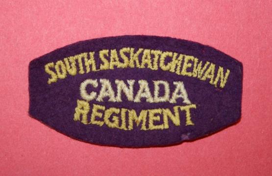 WW2 South Saskatchewan Regiment Shoulder Patch