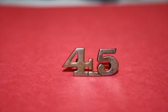 WW1 45th Battalion Shoulder Numberal