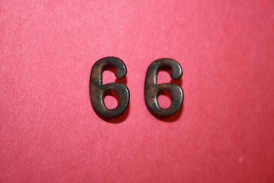 WW1 6th Battalion Shoulder Strap Numerals