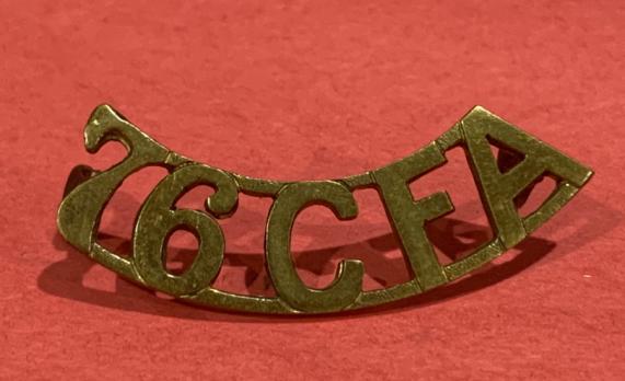 WW1 76 CFA (Winnipeg) Shoulder Title